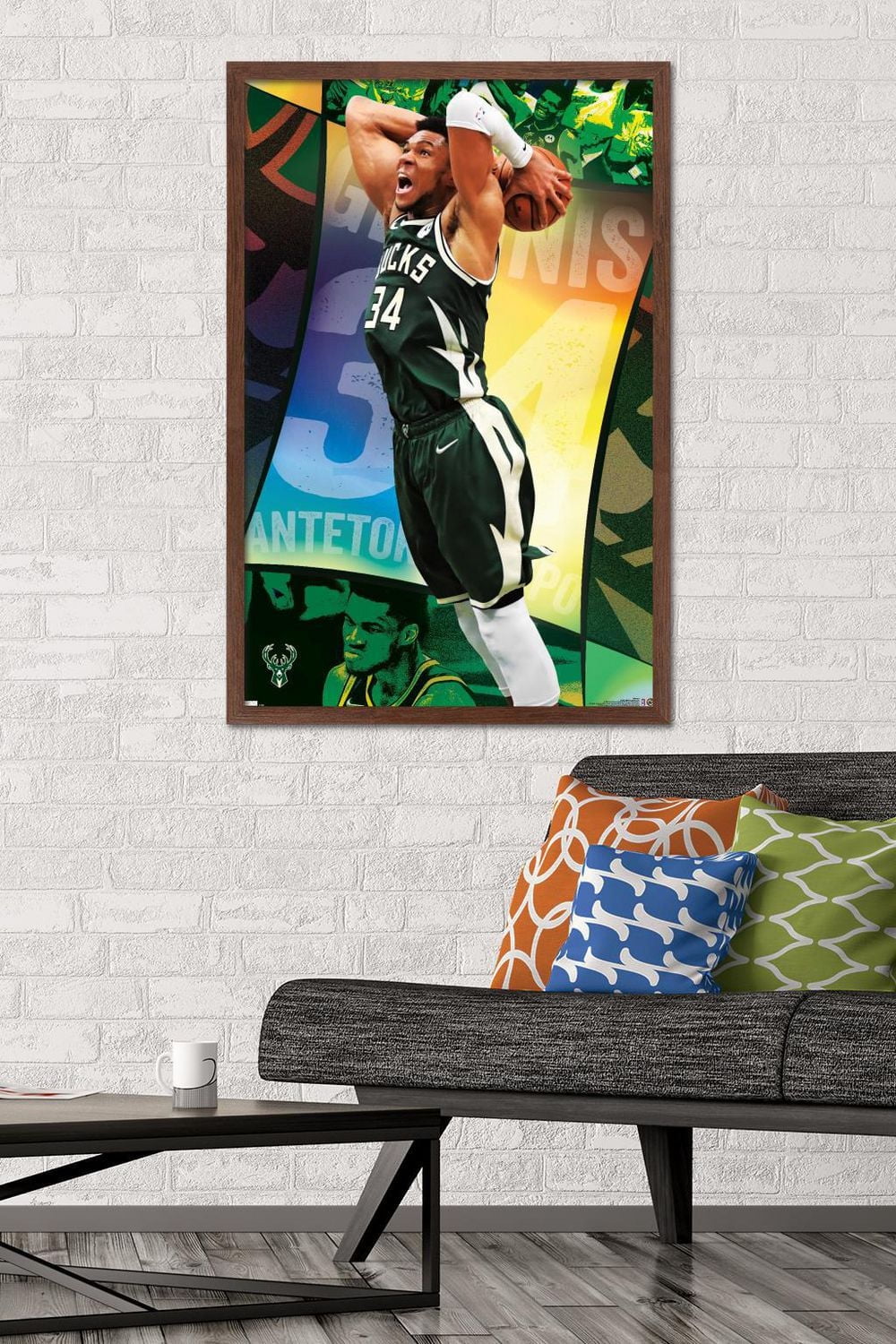 NBA Milwaukee Bucks - Giannis Antetokounmpo 21 Wall Poster