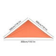 thumbnail image 3 of JingChun Clearance Under $2.00 10ft Triangles Waterproof Sun Shade Sails Canopys Awning Shelter U V Blockage Water Resistants Outdoor Backyard Patio Garden Carport, 3 of 8