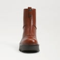 thumbnail image 3 of Sam Edelman Women's Cooper Zip-Up Chelsea Boot Chesnut 10M, 3 of 6