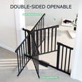 thumbnail image 6 of Vebreda 30" Extra Tall Baby Gates for Doorway, Auto Close Pet Gate, 30" to 43" Wide Pressure Mounted, Gifts for Mom, Black, 6 of 10