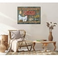 thumbnail image 2 of Farmhouse Country Chicken Canvas Wall Art Rustic Farm Hen Hatching Chicks Barn Animal Painting Picture Wall Decor Inspirational Quotes Flower Poster Prints for Kitchen Dining Room Decoration, 2 of 6