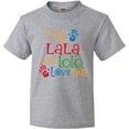 thumbnail image 3 of Inktastic Lala Lolo Loves Me Grandchild Youth T-Shirt, 3 of 5