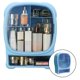 thumbnail image 2 of Organizador de maquillaje Cerradura magnética en Caja de almacenamiento de cosméticos Almacenamiento de maquillaje para tocador azul, 2 of 6