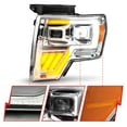 thumbnail image 4 of ANZO 09-14 Ford F-150 Full LED Proj Headlights w/Initiation Feature - Chrome - 111607, 4 of 7