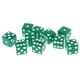 thumbnail image 5 of Juego de 10 piezas de dados D6 de seis caras para juegos de mesa, juguetes Verde, 5 of 9