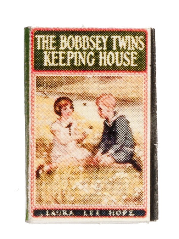 Dollhouse Miniature Bobbsey Twins Keeping House Book with Pages TIN3200 