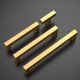 thumbnail image 2 of Juego de 5 tiradores dorados para muebles de cocina, tiradores para muebles, tiradores para puertas de cocina, tiradores para armarios, tiradores dorados para muebles de cocina, herrajes para, 2 of 5