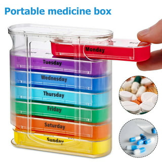 Medicine Box Organizer Storage Medication Family Cabinet Portable Medical  Small Precription Lock Household Lockable Aid