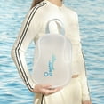 thumbnail image 3 of Leodye 1PCS Sac de Natation Séparation Sec Humide Sac de Lavage en PVC Sac de Rangement Imperméable Sac de Sport Sac de Plage Portable pour Femmes-14.17*9.06*2.95 Po, 3 of 8