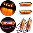 thumbnail image 3 of 12/24V Amber SMD 4 LED Truck Side Marker Light Clearan Z8 T3H3, 3 of 9