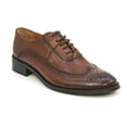 thumbnail image 3 of Elegante Men Genova Leather Wingtip Oxford Shoes, 3 of 7
