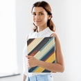 thumbnail image 6 of FORMRS 3 Ring Binder with Pockets 1.5" D-Rings Clip Board 200 Sheets Capacity, Retro Colorful Stripes, 6 of 8