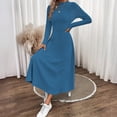 thumbnail image 5 of Sweater Dresses For Women Knitted Elegant Long Sleeve Dress Women Autumn Winter Vintage Dresses Fashion Solid Vestidos Casual Street Y2K, 5 of 5