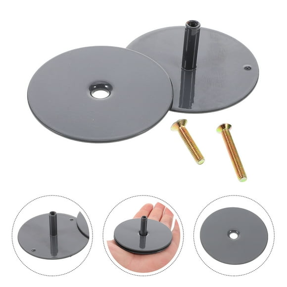BESTYASH 1Set Door Plate For Exterior Door Black Rectangular Shape 6.70X4.00X4.00Cm