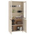 thumbnail image 2 of vidaXL Highboard HAMAR Solid Wood Pine Honey Brown, 2 of 5