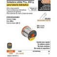 thumbnail image 2 of Soldadura Solida 50/50 450 Gr Truper Tubo Agua 12284, 2 of 2