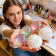thumbnail image 2 of DIY Glitter Dumpling Squishiies To-ys, Slow Rising Soft Squeezze Ball Refill Pack, Cute Bao Bun Squeezee Making Kit, Make Your Own Squishiy, Anxiety Relief Fidget, Fun Desk Decor & Gift, 2 of 10