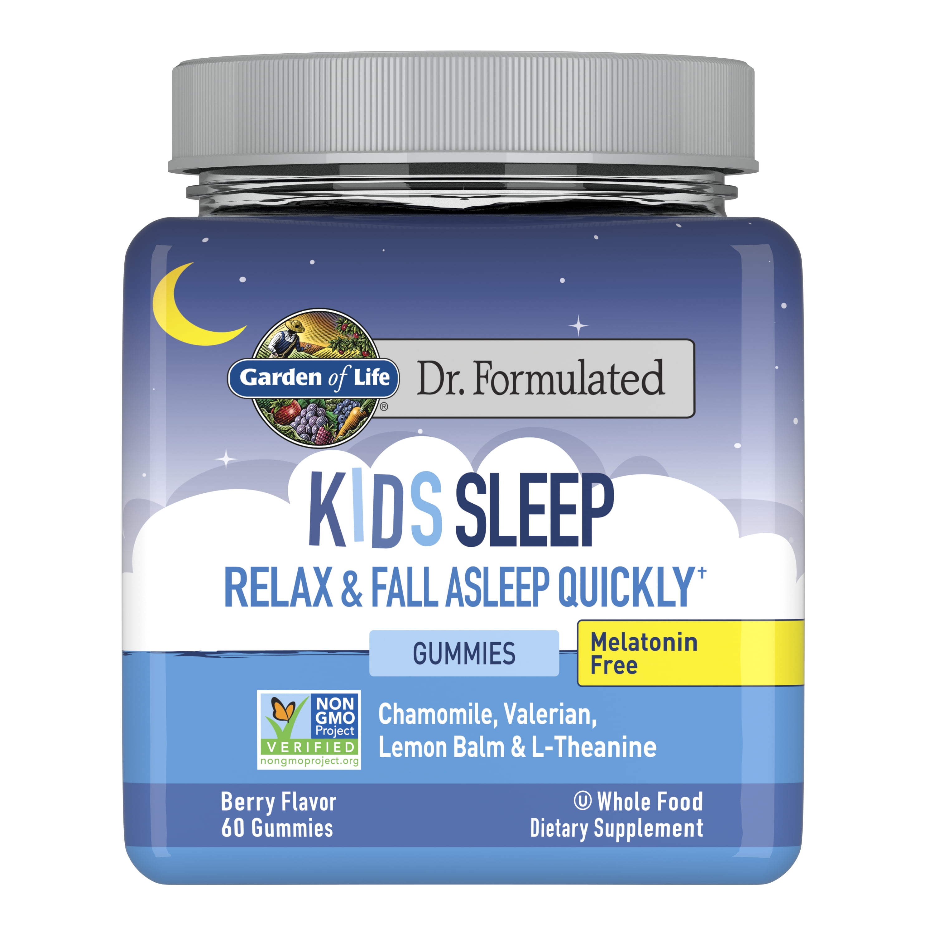 Garden of Life Dr. Formulated Kids Sleep Gummies | Melatonin Free Supplement | 60ct