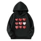 thumbnail image 3 of Sudaderas con capucha para niños y niñas, sudaderas casuales de manga larga, lindas sudaderas de gran tamaño con bolsillo de polar, chaquetas para niñas, 3 of 4