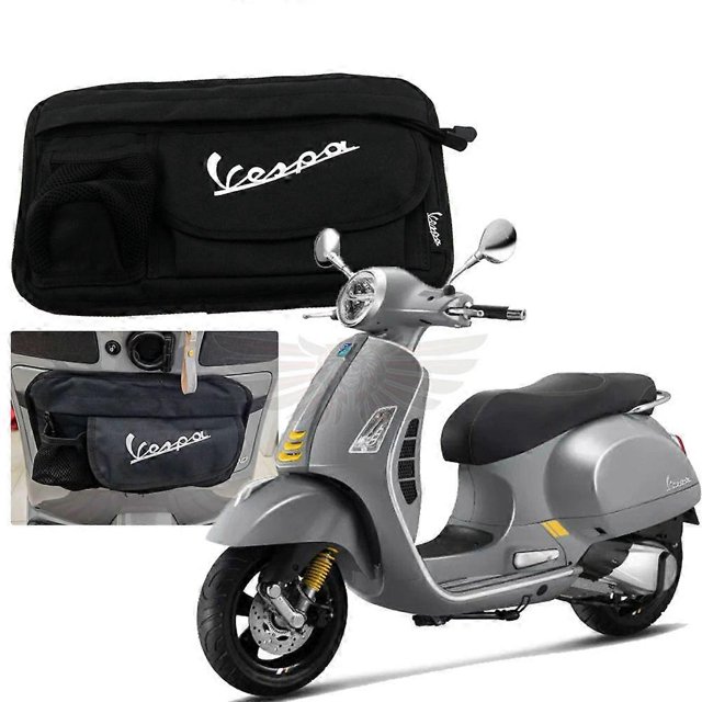 Electric Scooter Bag Compatible with Piaggio Vespa Primavera 150 SPRINT 150 GTS 300 ie LXV 125 Saddle Bag Motorcycle Side Tool Bag Glove Bag