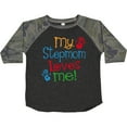 thumbnail image 3 of Inktastic My Stepmom Loves Me Boys or Girls Toddler T-Shirt, 3 of 5