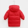 thumbnail image 4 of Boys Girls Winter Hooded Long Down Coats Outwear Kids Windproof Puffer Jackets Padded Parka Outwear 4-9Y, 4 of 7