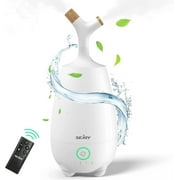 Sejoy Ultrasonic Humidifier for Home, 5L Large Capacity, Cool Mist, Remote Control, Auto Shut-off, White