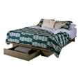 thumbnail image 4 of South Shore Full/Queen Holland Platform Bed with Drawer, Weathered Oak, 4 of 9