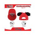 thumbnail image 4 of Disney Girls’ Minnie Mouse Glitter Baseball Cap – Minnie Mouse Costume Hat with 3D Ears (2-7), 4 of 6