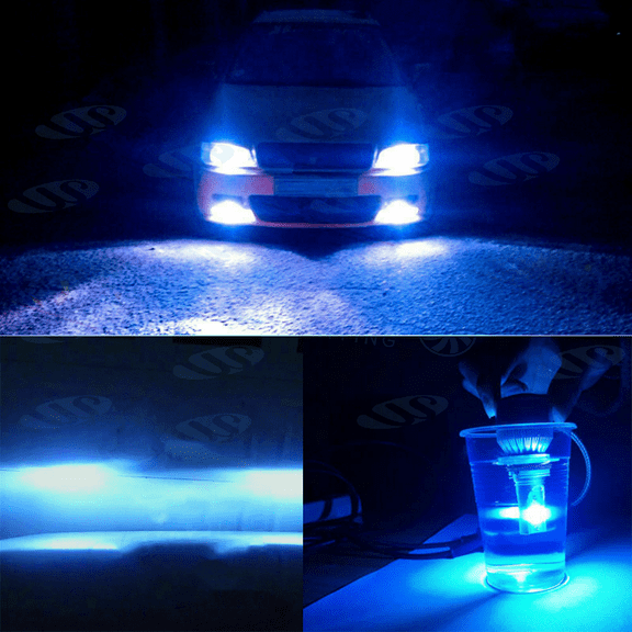 9005 9006 LED Headlight Hi-Low Beam Bulbs Kit 8000K Ice Blue 4PCS