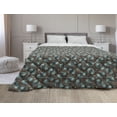 thumbnail image 1 of Brown Paisley Down Alternative Comforter, Traditional Persian Damask Art, Microfiber Quilt for All Season, 5 Sizes, Dark Magenta Salmon, by Ambesonne, 1 of 3