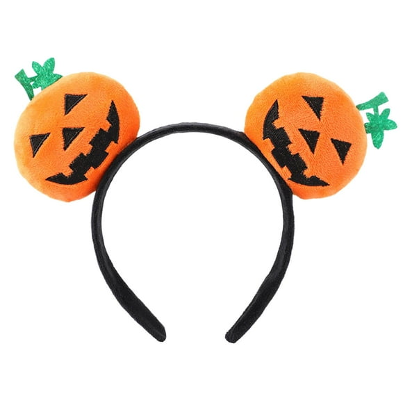 Halloween Headpiece Cosplay Pumpkin Headband for Adults Women Men Masquerade Style A