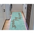thumbnail image 1 of Liora Manne Frontporch Wash...and Repeat Indoor Outdoor Area Rug Aqua, 1 of 3
