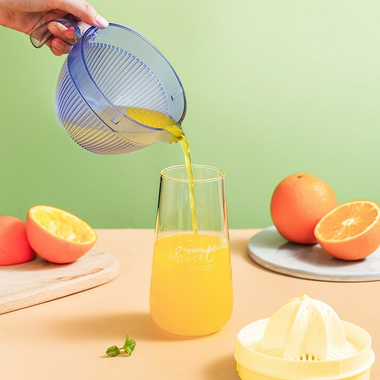 Manual Plastic Orange Grapefruit Big Lemon Lime Juicer Squeezer Large Hand Tangerine Press 6 Tooth Reamer Handheld Rotary Tangerine Juices Extractor Walmart