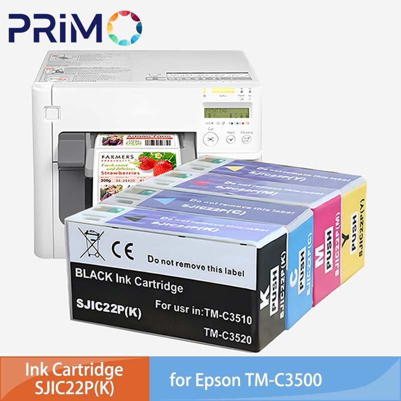 Europe SJIC22P 22P Label Printer C33S020577 Pigment Ink Cartridge
