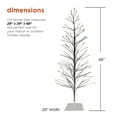thumbnail image 6 of Alpine Corporation 60"H Indoor/Outdoor Artificial Christmas Tree with LED Lights Multi, 6 of 13