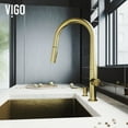 thumbnail image 4 of Vigo Vg02029k2 Greenwich 1.8 GPM 18" H Single Handle Single Hole Pre-Rinse Pull Down, 4 of 10