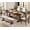 Espresso, variant on WAMPAT 6-pieces Farmhouse Dinning Table,74.8" Kitchen Table Set with 4 Chairs and Bench for 6-8, Solid Wood Legs and Cushion Seat for Kitchen & Living Room,Espresso Oak