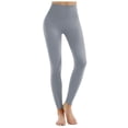 thumbnail image 1 of DXOUPM Pantalon de Yoga pour Femmes Dames Simple Taille Haute Leggings d'Entraînement pour Gym Course et Mise en Forme, 1 of 3