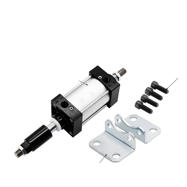 Standard Pneumatic Cylinder Bore 63mm Double Acting Aluminum Air Cylinders Adjustable Stroke 200-300mm Large Thrust ,Multifunctional