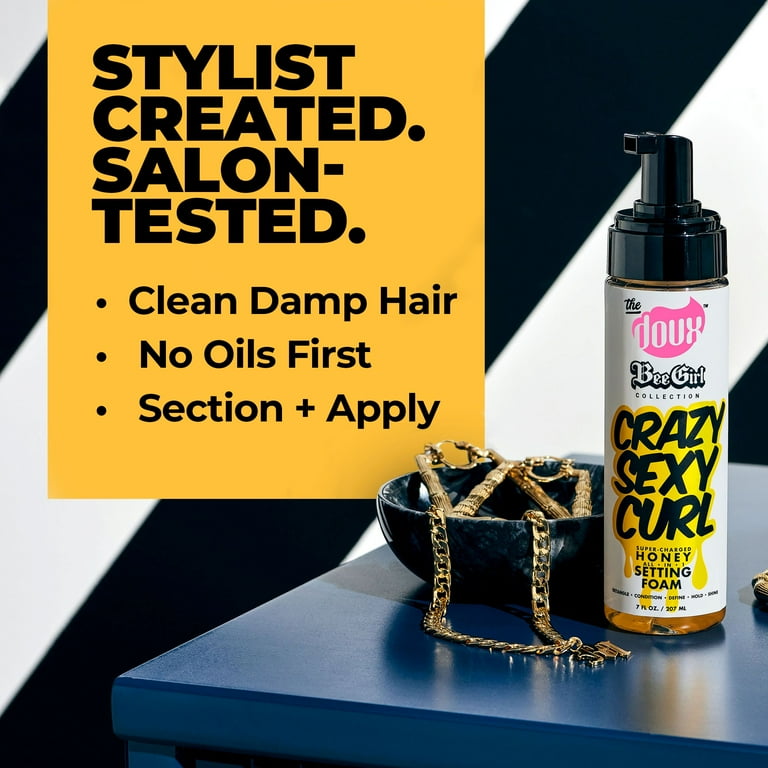 The Doux, Curl Setting Foam, 3.4 oz, Hydrates and Defines Curls
