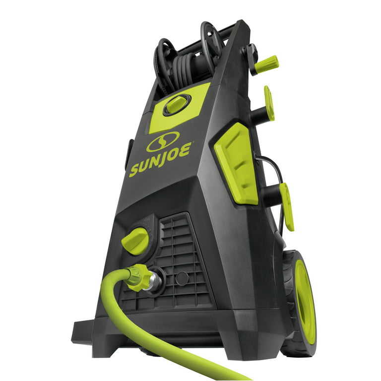 Sun Joe Electric Pressure Washer W/ Quick-Connects & Hose Reel, 13-Amp,  Brushless Induction Motor
