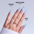 thumbnail image 3 of KISS GLAM Embellished Press On Nails, ‘Light Me Softly’, Blue, Long Coffin, 32 Count, 3 of 12