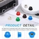 thumbnail image 3 of Uxcell 5Pcs Perillas de Potenciómetro de ABS y Cobre 1/4" Control de Volumen y Tono Sombrero Alto para Instrumentos de Guitarra Mezclador de Audio Amplificador Azul, 3 of 6