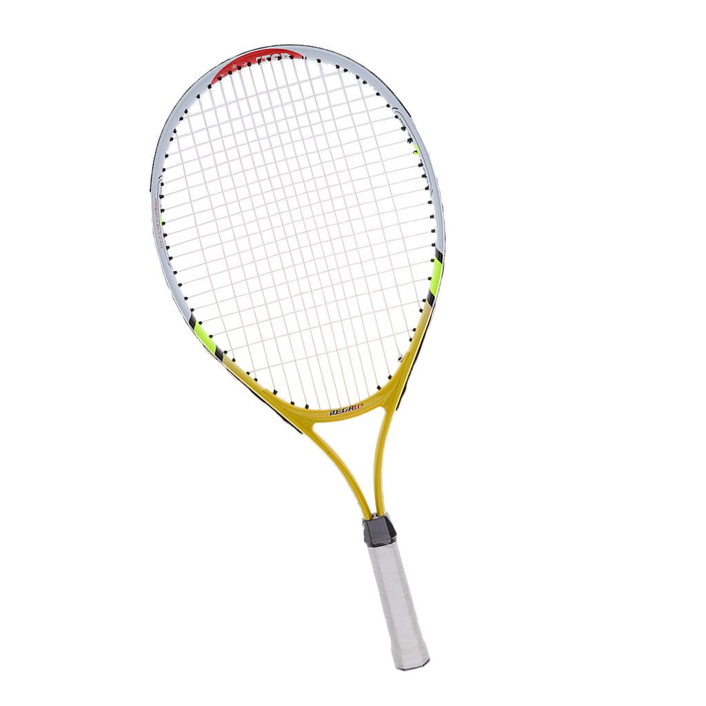 Professional Junior Kids Tennis Racket Aluminium Alloy Racquet 23" Yellow 