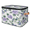 Multicolor 4, variant on ADECORIVY Watercolor Flowers Storage Bin with Lid, Fabric Foldable Shelf Baskets Boxes, Colored Butterflies Closet Lidded Storage Bins, Clothes Organizer Container with Handles for Bedroom Home