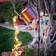 Floleo Star Shower Watering Can LED String Lights Garden Art Light Decoration Metal Waterproof