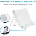 thumbnail image 4 of 【2 Pack】Tablet Stand Universal Smartphones for Holder Tablets(6-11"), e-Reader, Compatible Phone XS/XR/8/8 Plus/7/7 Plus, Galaxy S8/S7/Note 8, Air, Mini, Pixel, 4 of 12