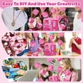 thumbnail image 4 of 16 Bounces Surprise Explosion Gift Box, Folding Bouncing Exploding Gift Box, Pop up Money Boxes for Cash Gift, Pop Open Gift Box for Birthday Valentine Women Men (Pink, I Love You), 4 of 7