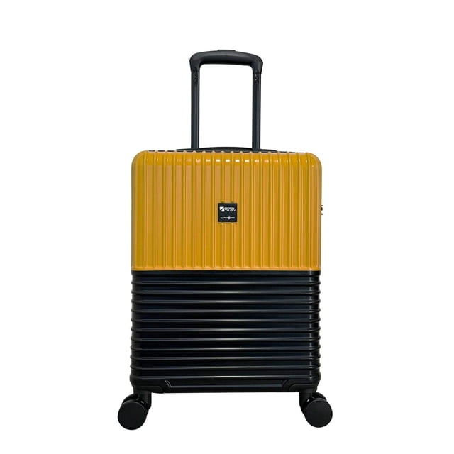 MALETA VIAJE CABINA LOMBARDIA RÍGIDA 20 AMARILLO NEGRO negro 1